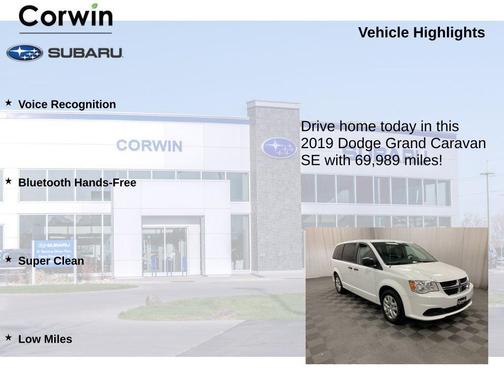 2019 Dodge Grand Caravan SE