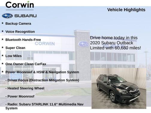 2020 Subaru Outback Limited