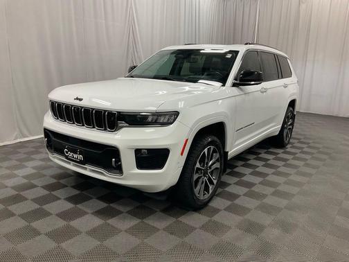 Bright White Clearcoat 2021 Jeep Grand Cherokee L Overland