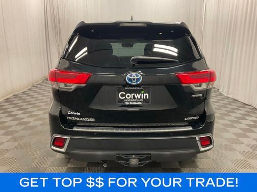 Midnight Black Metallic 2018 Toyota Highlander Hybrid Limited Platinum