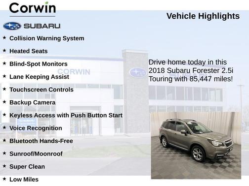2018 Subaru Forester 2.5i Touring