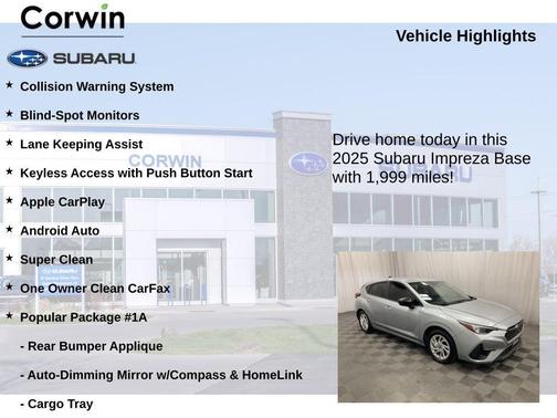 2025 Subaru Impreza Base