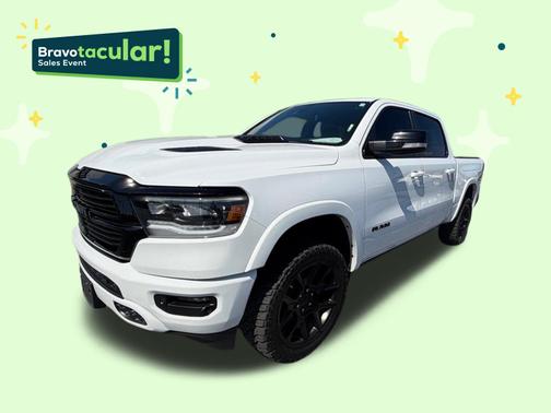 Bright White Clearcoat 2022 RAM 1500 Laramie Crew Cab 4x4 5'7 Box