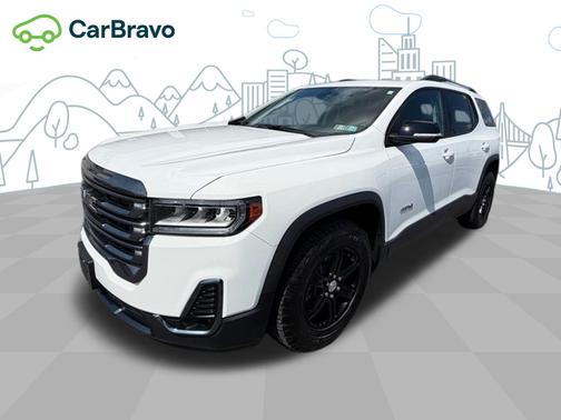 Summit White 2023 GMC Acadia AT4