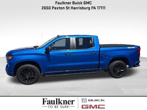 Glacier Blue Metallic 2023 Chevrolet Silverado 1500 Custom