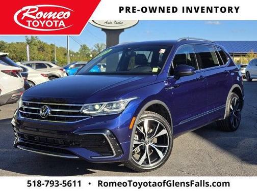 Atlantic Blue Metallic 2022 Volkswagen Tiguan 2.0T SEL R-Line 4MOTION