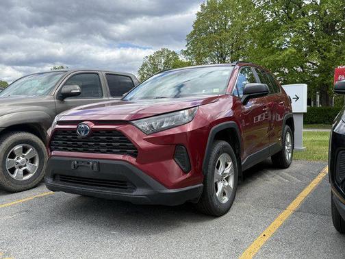 Ruby Flare Pearl 2021 Toyota RAV4 Hybrid LE