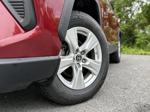 Ruby Flare Pearl 2021 Toyota RAV4 Hybrid LE