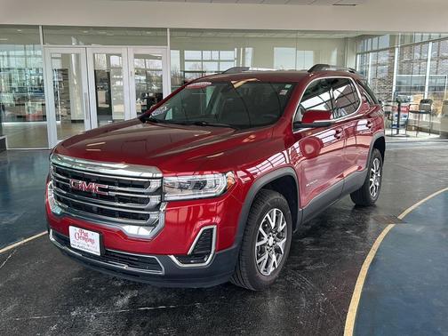 Cayenne Red Tintcoat 2022 GMC Acadia AWD SLE