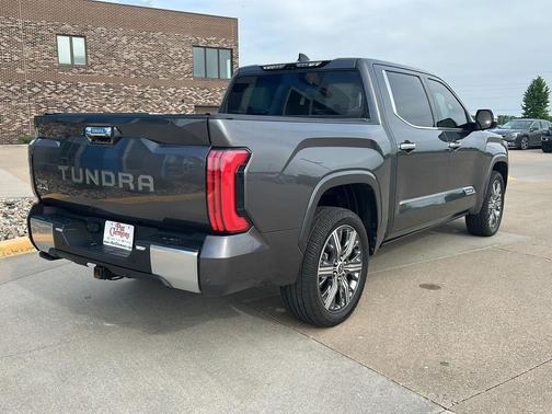 Magnetic Gray Metallic 2022 Toyota Tundra Hybrid Capstone