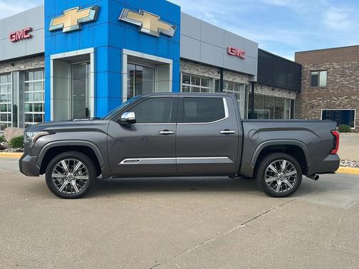 Magnetic Gray Metallic 2022 Toyota Tundra Hybrid Capstone