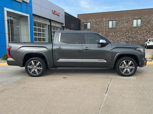 Magnetic Gray Metallic 2022 Toyota Tundra Hybrid Capstone