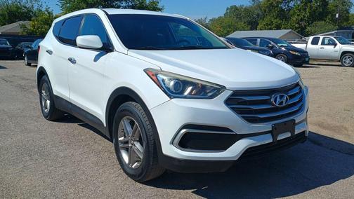Pearl White 2018 Hyundai Santa Fe Sport 2.4L