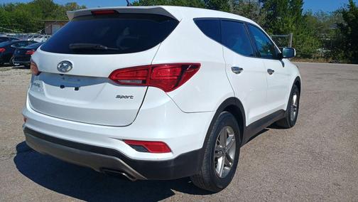 Pearl White 2018 Hyundai Santa Fe Sport 2.4L