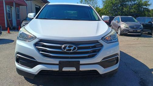 Pearl White 2018 Hyundai Santa Fe Sport 2.4L