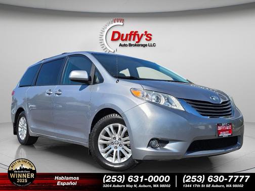 Silver Sky Metallic 2012 Toyota Sienna XLE