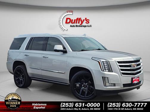 Silver 2016 Cadillac Escalade Premium