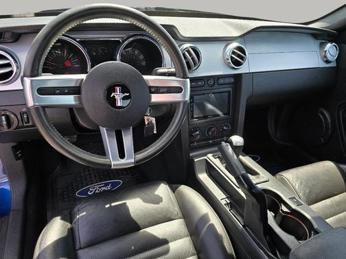 Blue 2008 Ford Mustang
