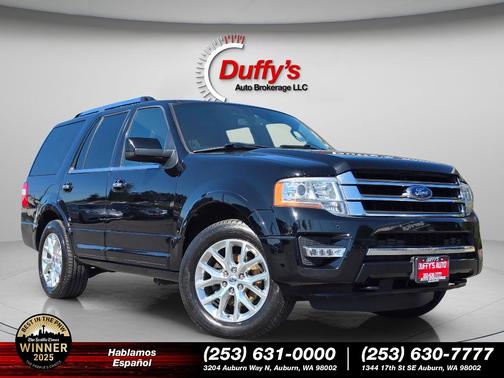 Shadow Black 2017 Ford Expedition Limited