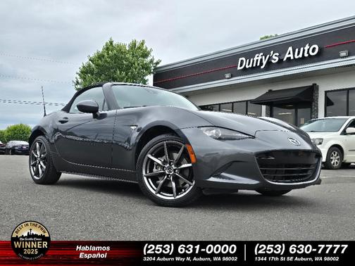 Meteor Gray 2016 Mazda MX-5 Miata Grand Touring