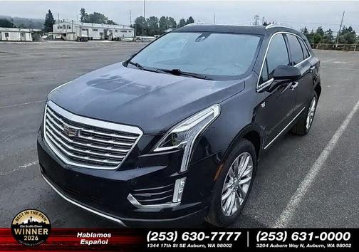 Black 2017 Cadillac XT5 Platinum
