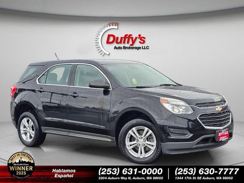 Black 2016 Chevrolet Equinox LS