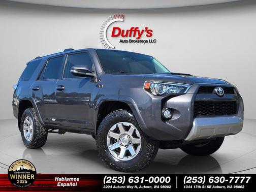 Magnetic Gray Metallic 2016 Toyota 4Runner Trail Premium