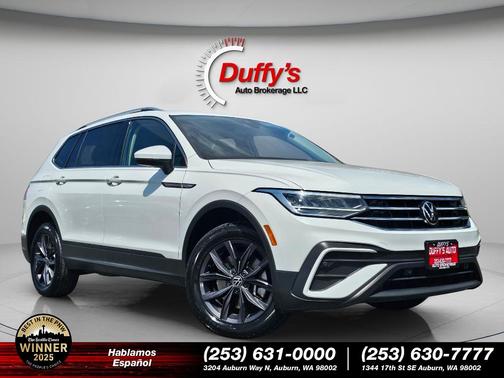 Pure White 2024 Volkswagen Tiguan 2.0T SE