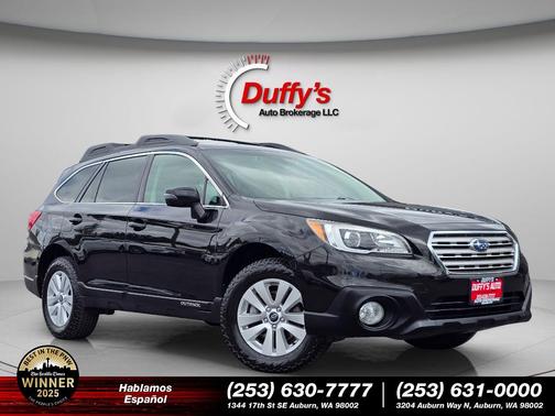 Crystal Black Silica 2017 Subaru Outback 2.5i Premium