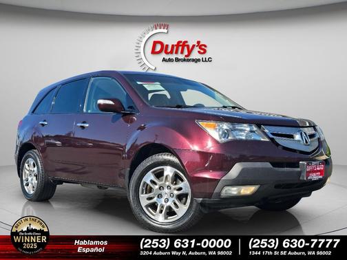 Dark Cherry Pearl 2009 Acura MDX
