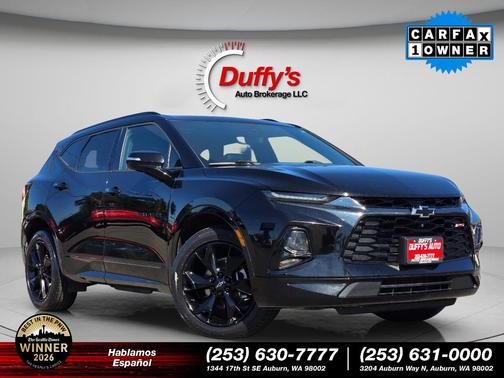 Black 2020 Chevrolet Blazer RS