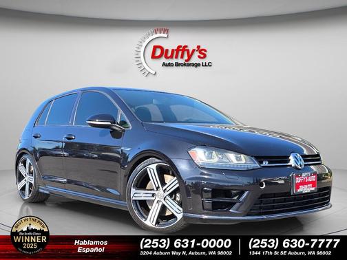 Deep Black Pearl 2016 Volkswagen Golf R 4-Door