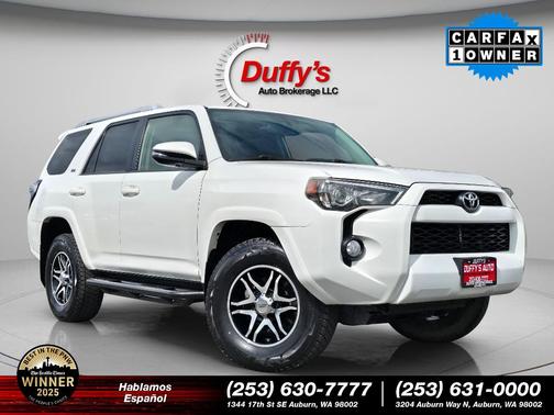 Super White 2018 Toyota 4Runner SR5 Premium