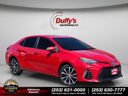 Barcelona Red Metallic 2017 Toyota Corolla XSE