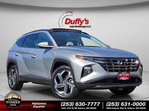Shimmering Silver 2023 Hyundai TUCSON Limited