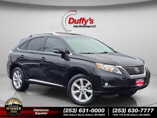 Obsidian Black 2011 Lexus RX 350 Base
