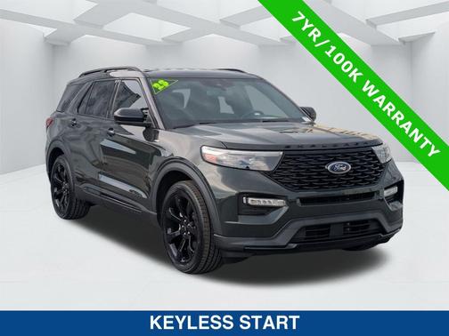 Forged Green Metallic 2023 Ford Explorer ST-Line