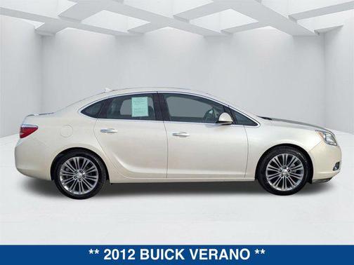 White Diamond Tricoat 2012 Buick Verano Leather