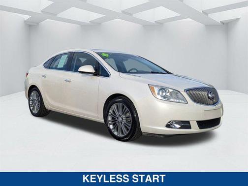 White Diamond Tricoat 2012 Buick Verano Leather