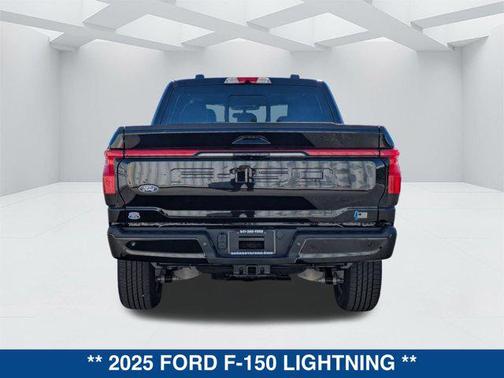 AGATE BLACK METALLIC 2025 Ford F-150 Lightning LARIAT