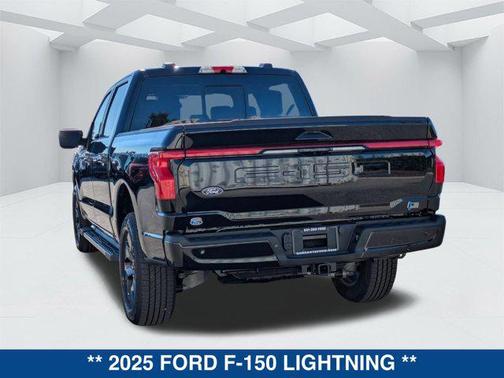 AGATE BLACK METALLIC 2025 Ford F-150 Lightning LARIAT