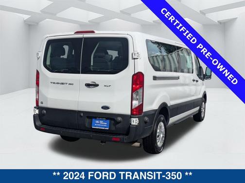 Oxford White 2024 Ford Transit-350 XLT