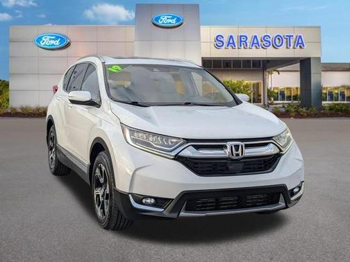Platinum White Pearl 2019 Honda CR-V Touring