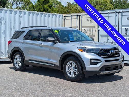 ICONIC SILVER METALLIC 2021 Ford Explorer XLT
