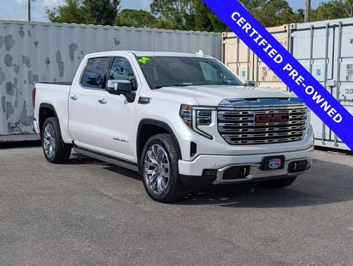 White Frost Tricoat 2024 GMC Sierra 1500 Denali
