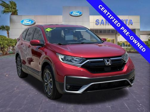 Radiant Red Metallic 2021 Honda CR-V 2WD EX-L