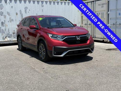 Radiant Red Metallic 2021 Honda CR-V 2WD EX-L