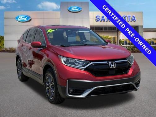 Radiant Red Metallic 2021 Honda CR-V 2WD EX-L