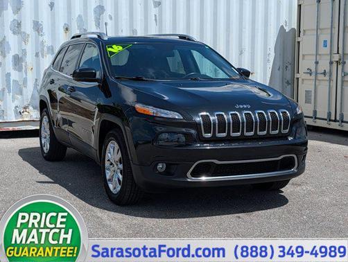 Brilliant Black Crystal Pearlcoat 2016 Jeep Cherokee Limited