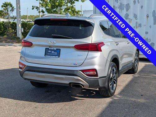 Shimmering Silver Pearl 2020 Hyundai SANTA FE Limited 2.0T